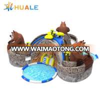 cheap inflatable water park,amusement park equipment for adults and kids