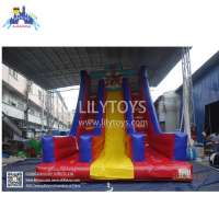 High Quality 0.5mm PVC inflatable dry slide for commercial use