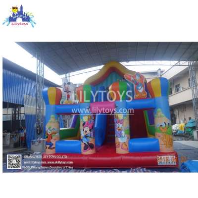 0.55mm PVC tarpaulin inflatable dry slide for sale