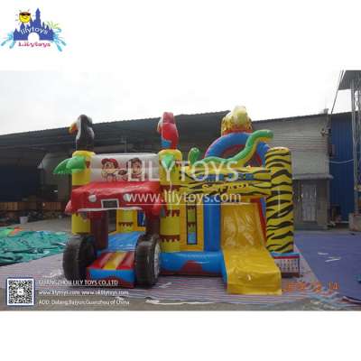 Outdoor commercial kids inflatable combo game for sale