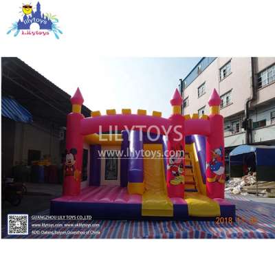 Party used children play inflatable bounce house combo for sale